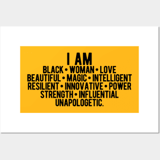 I AM A Strong Black Woman | African American Posters and Art